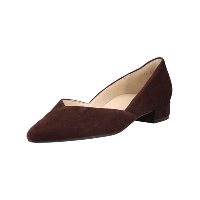 Pumps HÖGL "Högl Pumps Veloursleder", Damen, Gr. 38, dunkelbraun, Veloursleder, Schuhe Pumps