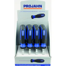PROJAHN Display 12 x Ratschenschraubendreher 4194