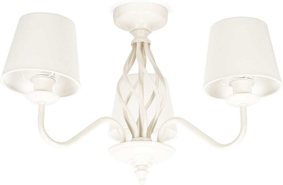 Rosdorf Park Prudenville LED Semi Flush Mount Cream 81.50cm x 45cm x 45cm