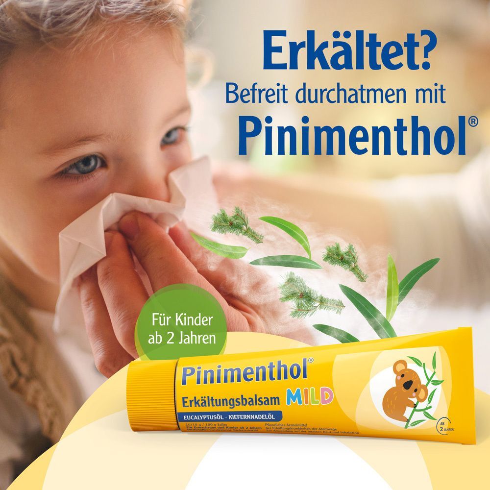 Pinimenthol Erkältungsbalsam mild 3x 3x50 g Salbe