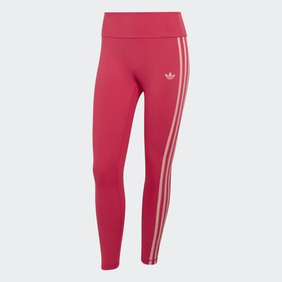 Trainingstights ADIDAS PERFORMANCE "ADIDAS ORIGINALS SPORT SUPERSTAR 7/8-LEGGINGS", Damen, Gr. L, N-Gr, pink (power pink, normal, gr.), Obermaterial: 73% Polyester, 27% Elasthan, 7/8-Länge, Hosen, Originals Sport Training Leggings
