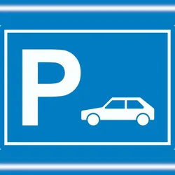 HB-Druck Auto PKW Parkplatz Aufkleber waagerecht A2 (420x594mm)