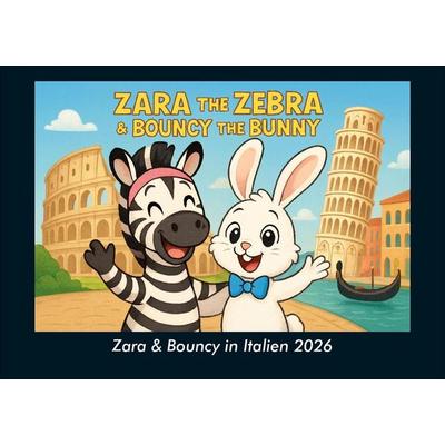 Zara & Bouncy in Italien 2026 Fotokalender DIN A5
