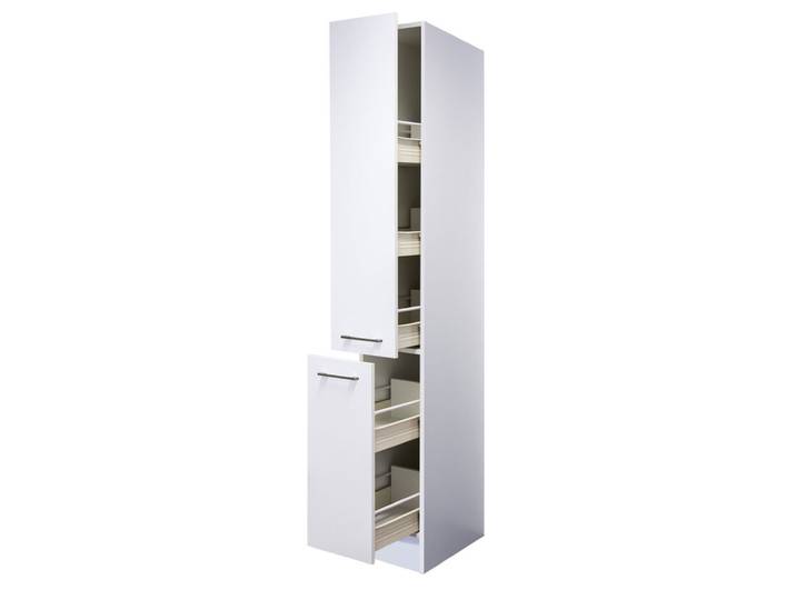 Küchen Apothekerschrank NEO 30 x 200 x 57 cm weiß