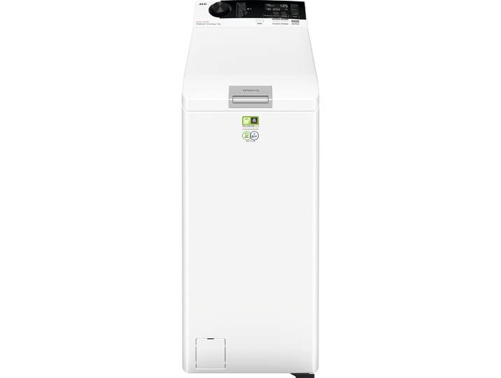 AEG Waschmaschine Toplader LTR7A37STL , Energieeffizienz: A, silber (weiß), B:40cm H:90cm T:60cm, Waschmaschinen, ProSteam - Auffrischen mit Dampf, reduziert Falten in 25 Min., Waschmaschine Toplader