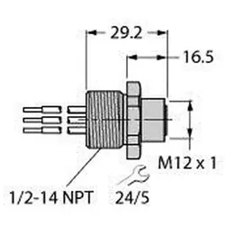 Turck Einbauflansch U-03490