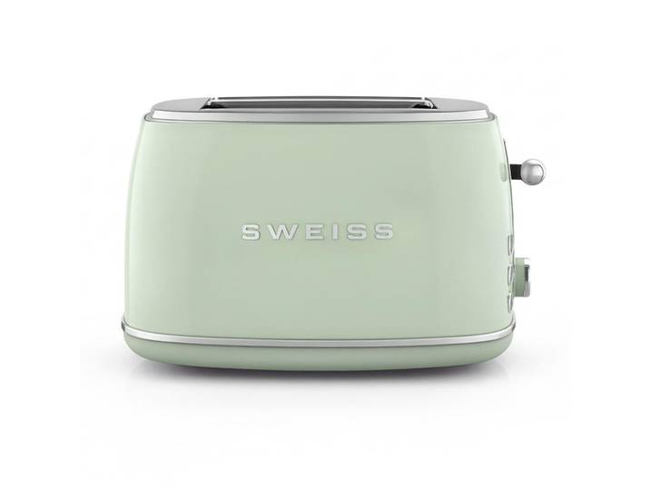 Sweiss Toaster Grs7 Grün, Vintage, Metall, 54.8x12.9x22 cm, Kochgeschirr, Küchengeräte, Toaster