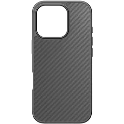 Cover für Apple iPhone 16 Pro  Robust Carbon Case (Schwarz) 