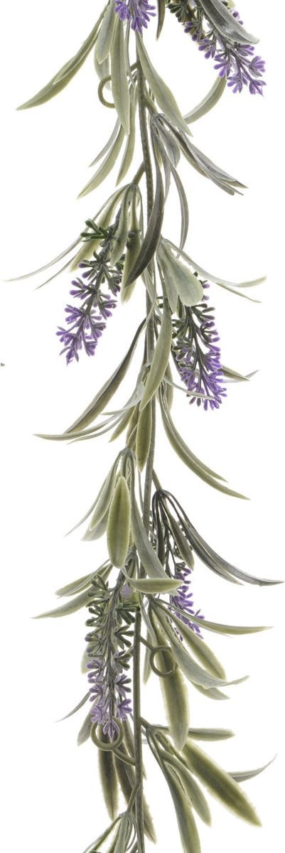 Lavendel kunsttak slinger 180 cm