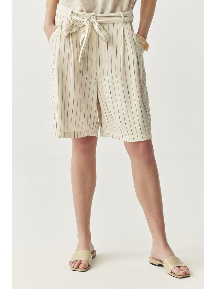 TATUUM Bermudas "Lionka" in Creme - 38