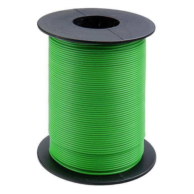 Donau KUPFERSCHALT-LITZE 0,25 / 25m grün SPULE (25 m) (125-S25-4)