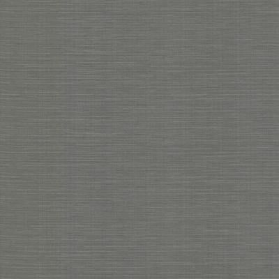 Warner Bay Ridge Charcoal Faux Grasscloth Wallpaper