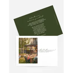 Einladungen zum Sommerfest selbst gestalten mit Spruch und Fotos im Onlinedesigner bei Meine-Kartenmanufaktur.de