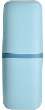 DynamicDeals Portable Travel Toothbrush Holder Case With Toothpaste Storage Cup green
