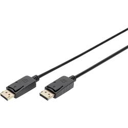 Digitus DisplayPort Anschlusskabel DisplayPort Stecker, DisplayPort Stecker 1.00 m Schwarz AK-340100-010-S DisplayPort-Kabel