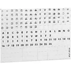Legrand (BT) Blatt m. Symbolen Legrand 004999