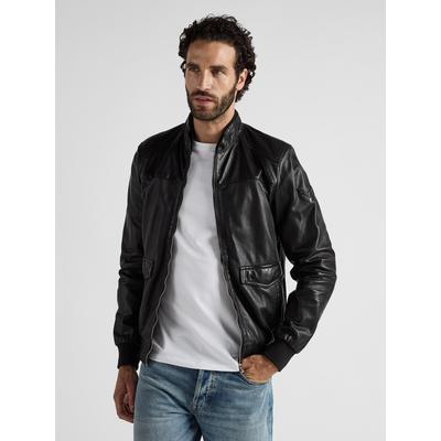 Blouson JCC "51190", Herren, Gr. 46, schwarz, Obermaterial: 100% Lammleder. Futter: 100% Polyester, Jacken Blouson