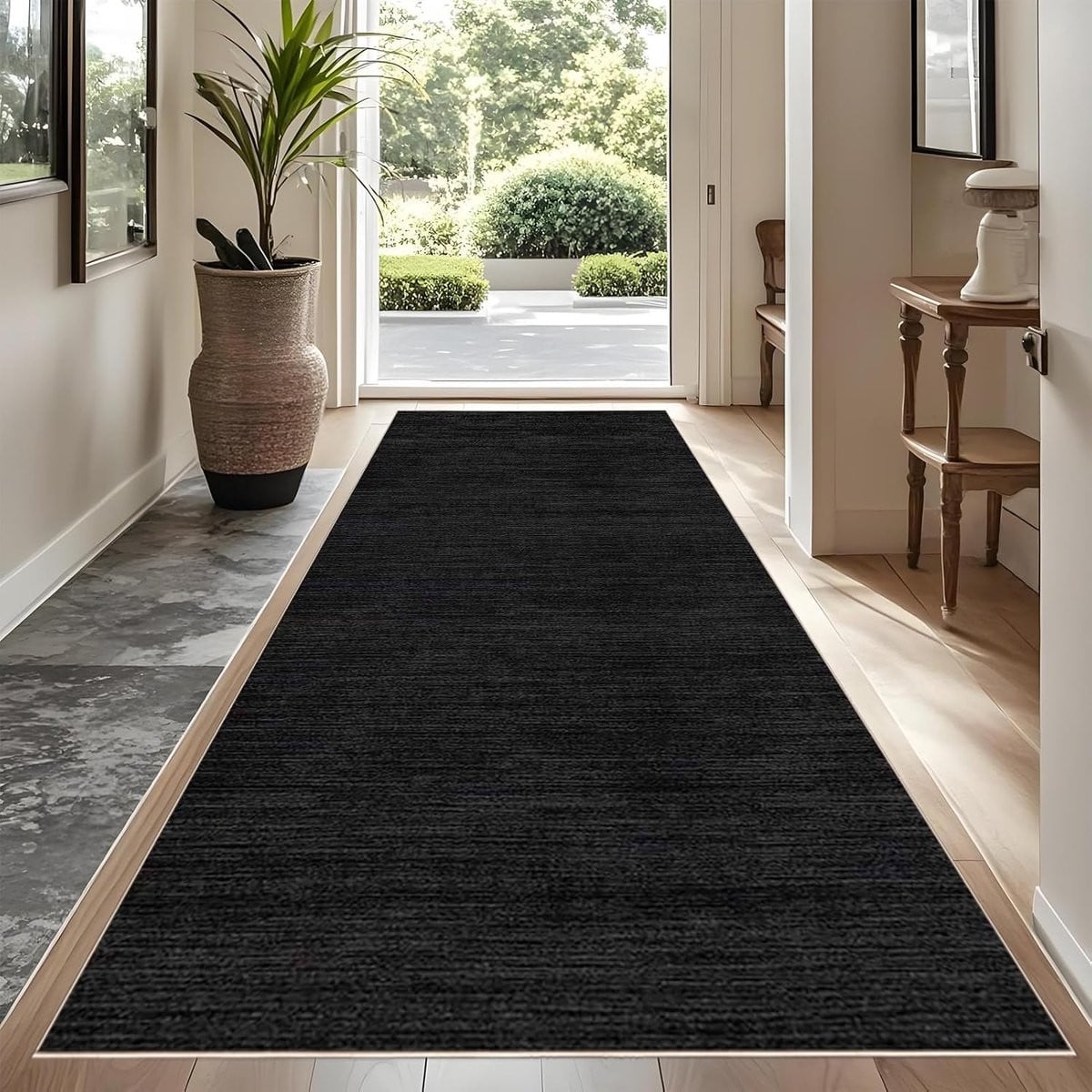 Gangloper Geometrisch Vloerkleed - Antislip - Machinewasbaar - Breedte: 50 cm, Lengte: 180 cm
