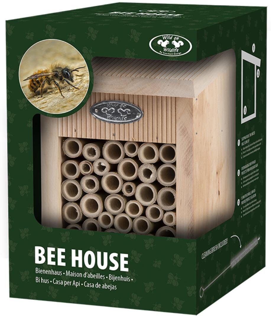 Insektenhotel ESSCHERT DESIGN "Esschert Design", braun (bunt), B:15,9cm H:22cm T:15,9cm, Insektenhotels, Insektenhotel, Holzart: Bambus, Erle bunt Einheitsgröße
