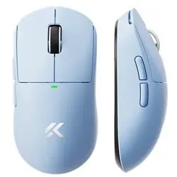 Mchose A5 V3 Ultra Lightweight Wireless - Gaming Mus - Optisk - 6 knapper - Bl (Kabellos), Maus, Blau