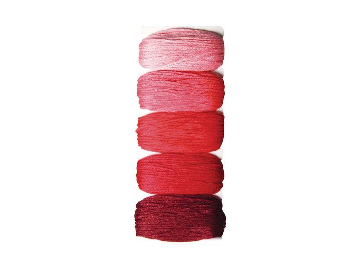 Rayher Baumwoll-Garn Stitch und Knot in 5 Farben à 10 m 50 m