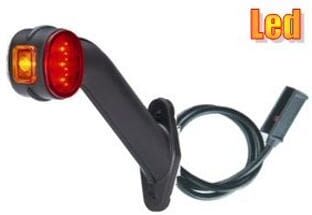 FANALE CORNETTO LUCIDITY INCLINATO A 45° 3 LED DX