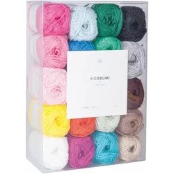 Rico Design Wolle Ricorumi Set, Garn + Wolle, Blau, Rosa