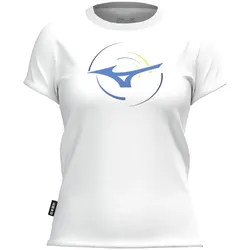 Mizuno Athletic RB T-Shirt Damen 01 - white L