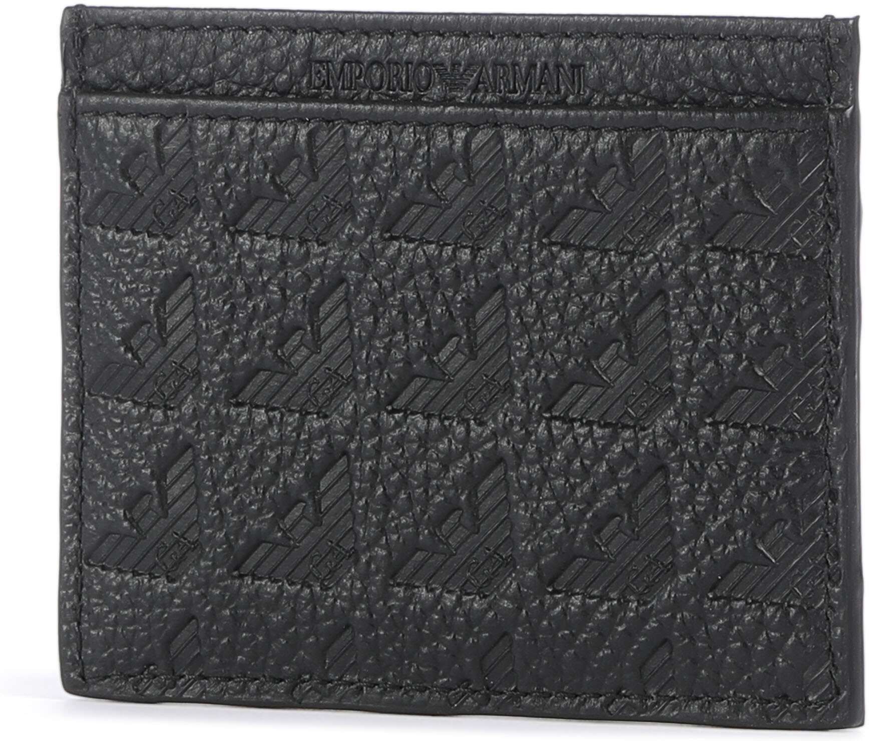 Giorgio Armani Emporio Armani New Minorca Kreditkartenetui, schwarz