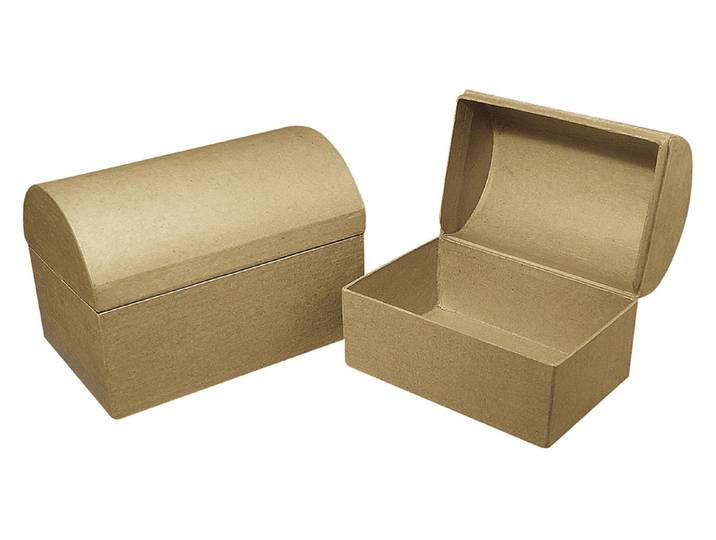 Rayher Pappmaché-Truhe FSC Recycled 18 × 12 × 12.5 cm
