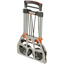 Bahco, Transportwagen, Klappbare Transportkarre mit Ablagen aus Aluminium, 497 mm × 520 mm × 1077 mm (120 kg, 1)