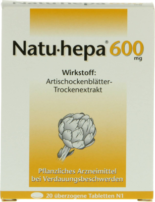 Rodisma-Med Pharma GmbH NATU HEPA 600 mg überzogene Tabletten 20 St 04774431