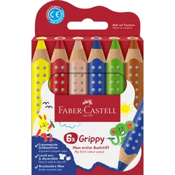 FABER-CASTELL Grippy Buntstifte Mehrfarbig