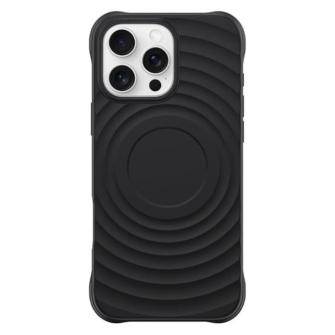 Devia kryt Ripple - stossfeste TPU-Hülle mit Magnetverschluss für das iPhone 16 Pro - Schwarz (Apple iPhone 16 Pro) (6942297115989)