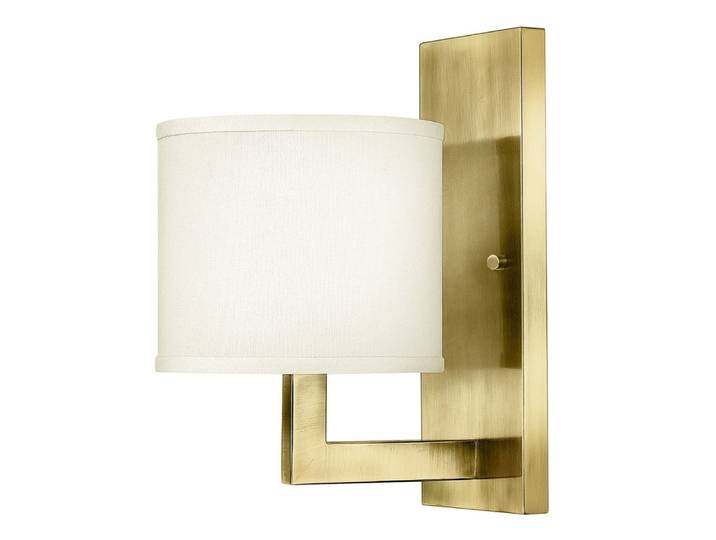 Hampton Applique Murale en Acier & Lin, Laiton brossé