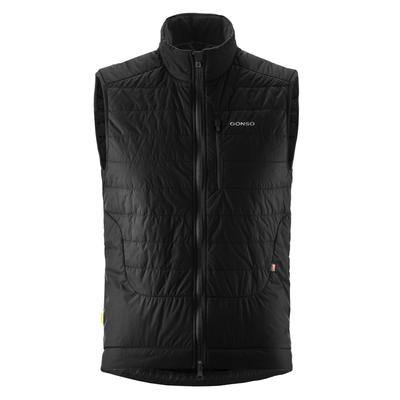 Funktionsweste GONSO "Trail Vest Primaloft M", Herren, Gr. 4XL, schwarz, 100% Polyester, Westen Funktionsweste, wattierte atmungsaktive Herren Weste, hohe Wärmeisolation, Semi Fit