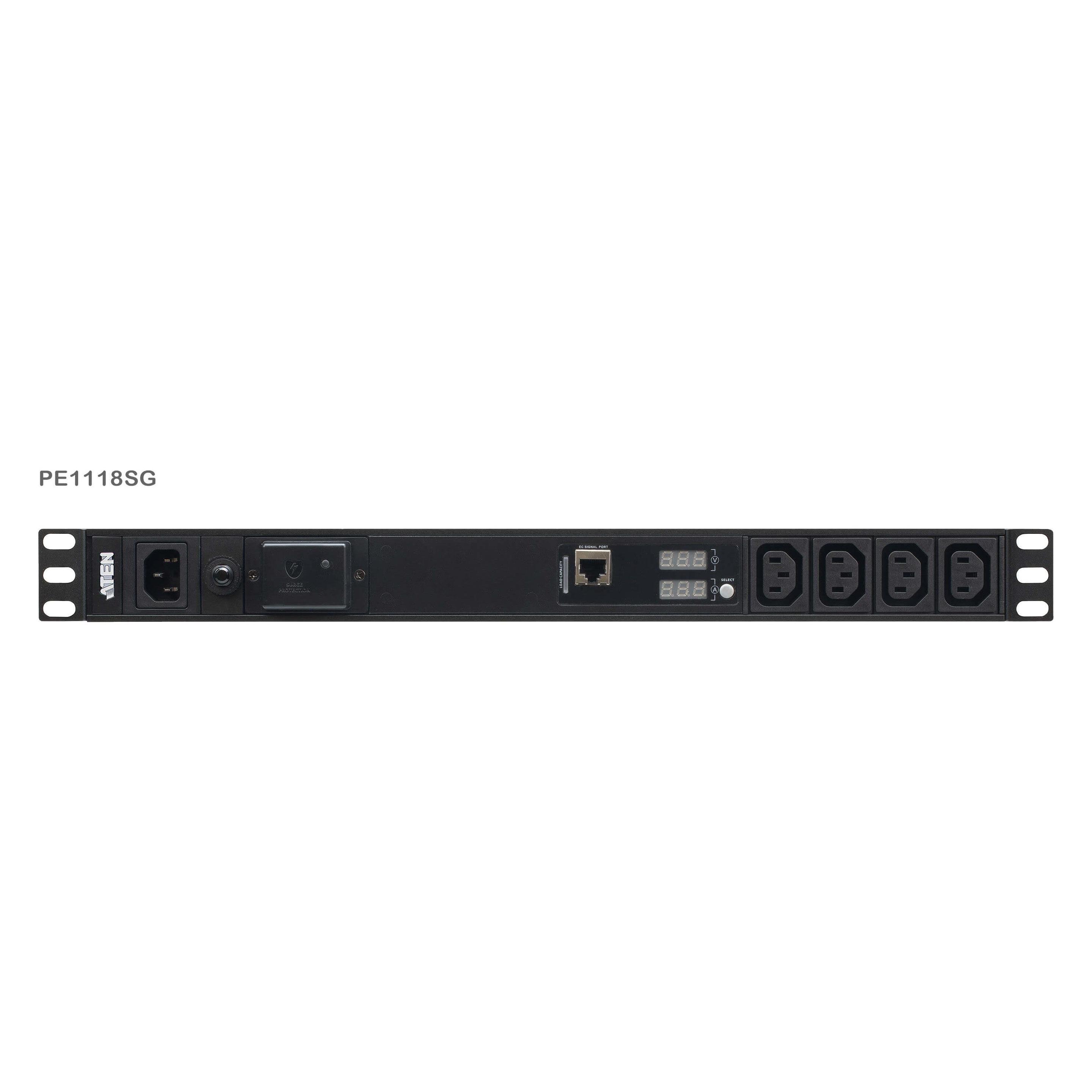 Aten PE1118SG 1U Basis PDU mit Überspannungsschutz (PE1118SG-AT-G)