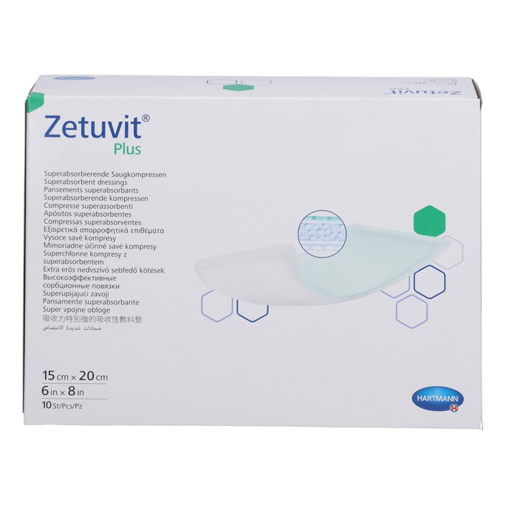 ToValCare GmbH Zetuvit Plus Extrastarke Saugkompr.steril 15x20 Cm 18035909