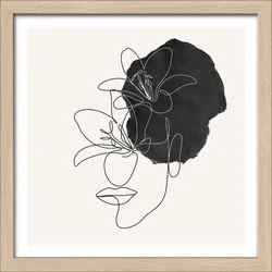 Gerahmtes Bild SHAPES XII (BHT 28x28x1,80 cm) - bunt - BHT 28x28x1,80 cm