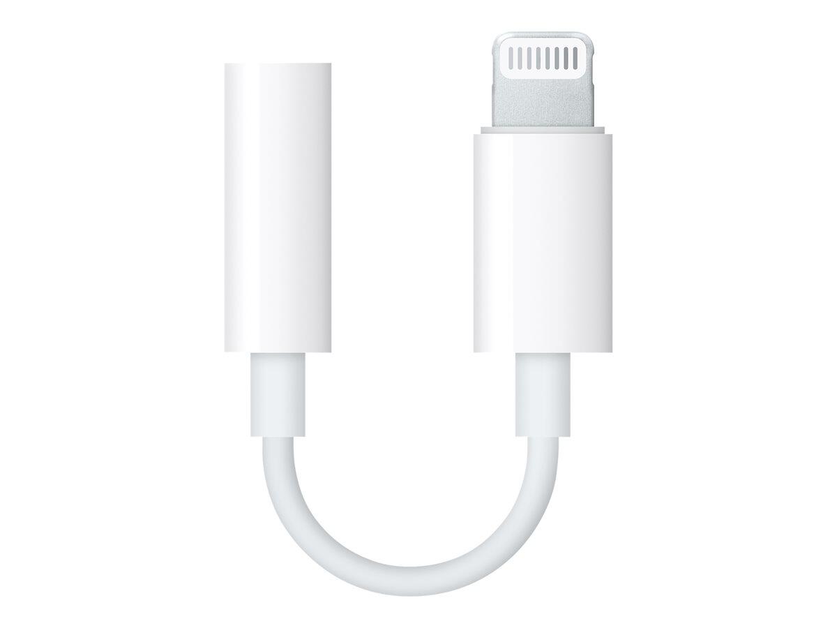 Apple Adapter Lightning auf 3,5mm Kopfhörerstecker, weiß MMX62ZM/A