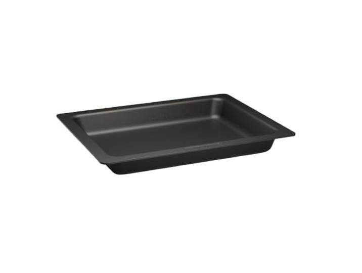 Hoffmann Backplatte tief 459 x 360 mm – Backblech passend für Bosch/Siemens/Neff, 5,5 cm Innenhöhe – Aluguss mit mineralischer Antihaftbeschichtung, backofenfest bis 300 °C