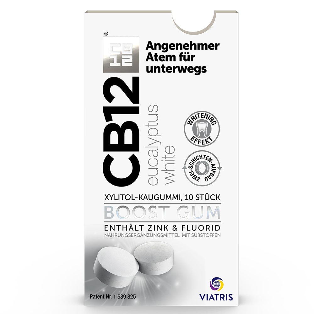 Cb12 boost Eucalyptus white Kaugummi 10 St