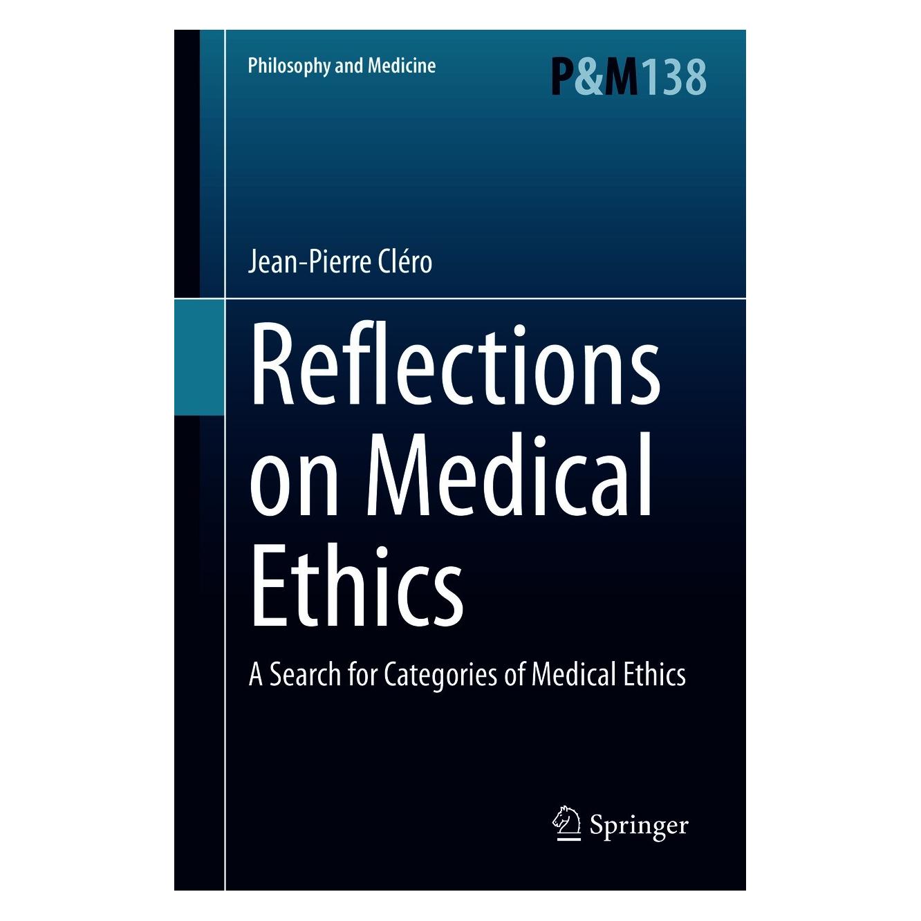 Springer Reflections on Medical Ethics (Englisch, Hardcover, Jean-Pierre Cléro) (9783030652326)