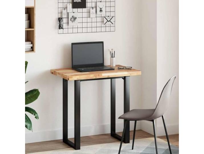 KTHLBRH Rechteckige Tischplatte 100 x 50 x 4 cm Massivholz Akazie Unbehandelt, personalisierbar, pflegeleicht, Bistrotisch oder Couchtisch