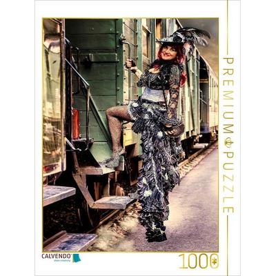 CALVENDO Puzzle Zugereist aus einer anderen Zeit | 1000 Teile Lege-Größe 64x48cm Foto-Puzzle für glückliche Stunden
