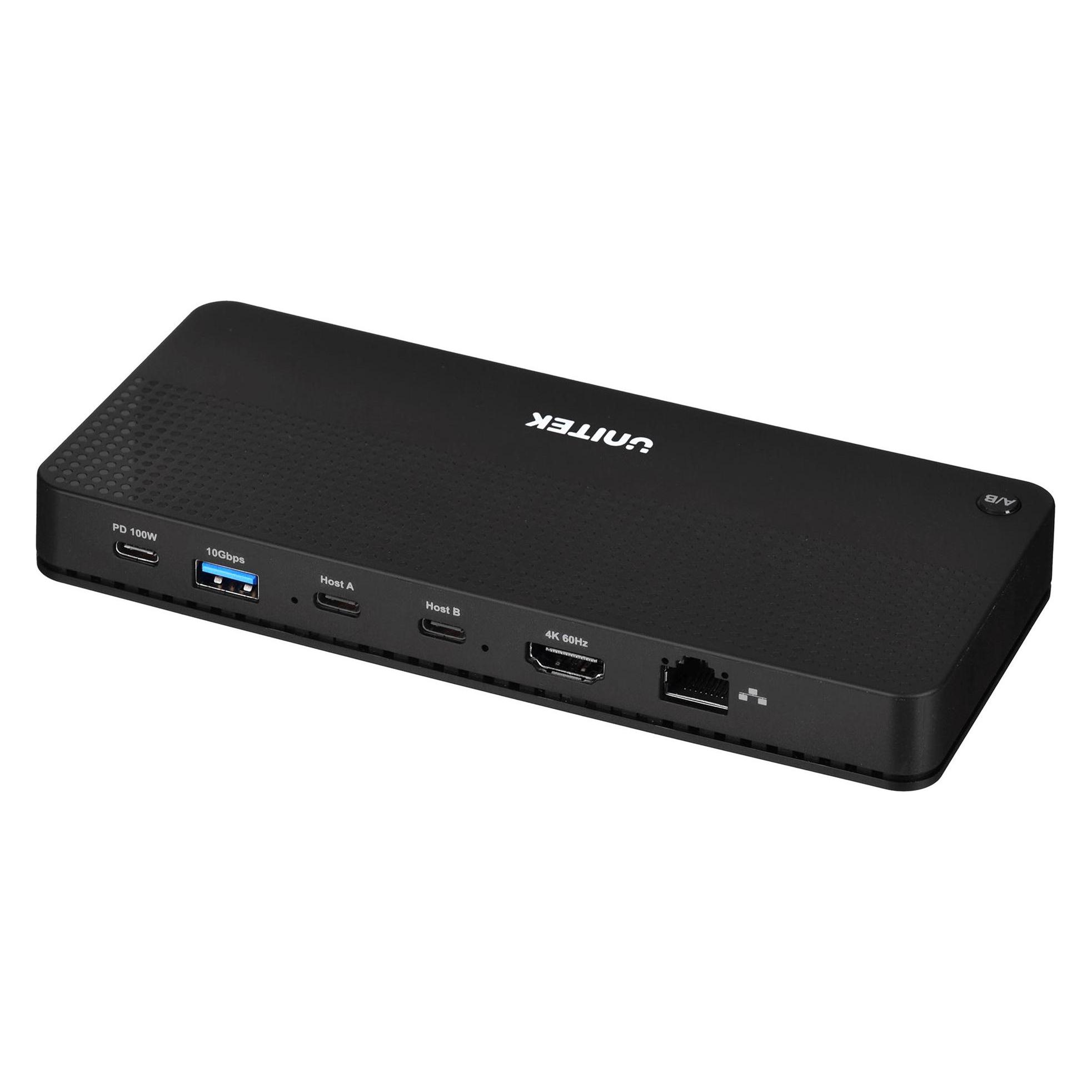 Unitek Przełącznik Kvm 4k Hub USB 11 Portów (D1077A)