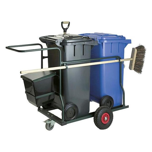 kaiserkraft Mülltonnen-Fahrwagen-Set (240 l) (9197958)