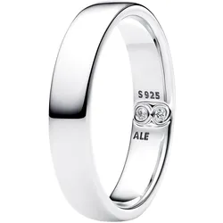 Pandora 194776C01 Silberring für Damen Klassische Schiene, 54/17,2