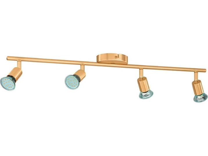 EGLO BUZZ-LED, Schienenlichtschranke, GU10, 4 Glühbirne(n), LED, 1000 lm, Messing