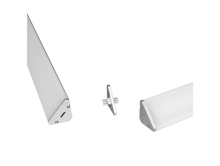 LEDVANCE Cabinet Corner Unterschrankleuchte 35cm Corner, dimmbar, alu / grau / zink, für Küche, Aluminium
